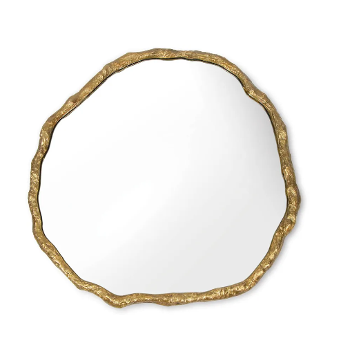 Round Wisteria Mirror