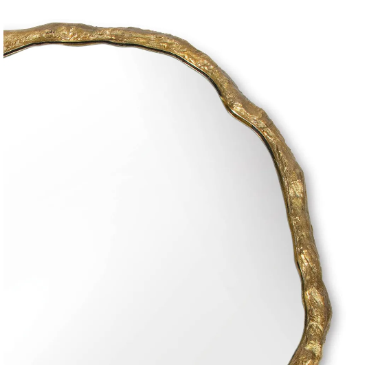 Round Wisteria Mirror