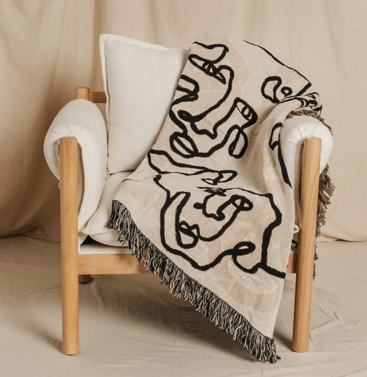 Abstract Throw/ Blanket